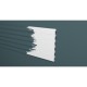 Стеновая панель из дюрополимера Decor-Dizayn Белая Лепнина DD916 Стеновая панель из дюрополимера Decor-Dizayn Белая Лепнина DD916