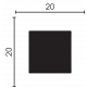 Декоративная рейка (молдинг) из полистирола Decor-Dizayn Цветная Лепнина 622-90SH (3 метра)