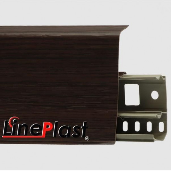Плинтус напольный LinePlast Зебрано черно-коричневый LS026 Плинтус напольный LinePlast Зебрано черно-коричневый LS026