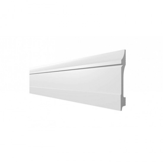 Плинтус напольный из дюрополимера Decor-Dizayn Белая Лепнина DD711 Плинтус напольный из дюрополимера Decor-Dizayn Белая Лепнина DD711