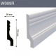 Плинтус напольный Hiwood W009R Плинтус напольный Hiwood W009R