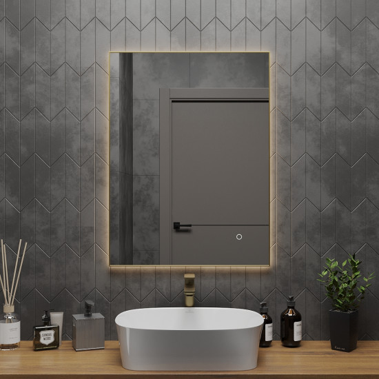 Зеркало Roxen Frida 60х80 в металлической раме
