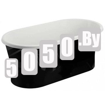 Акриловая ванна Polimat Amona New черный глянец 150х75