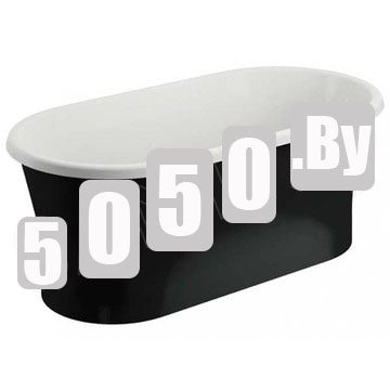 Акриловая ванна Polimat Amona New черный матовый 150х75