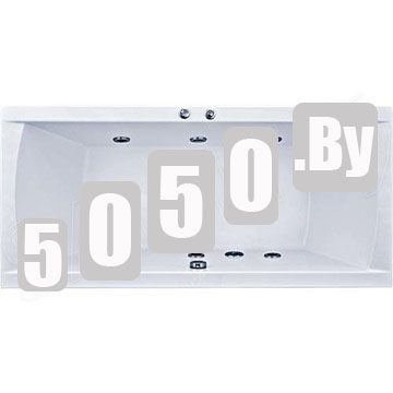 Гидромассажная ванна BAS Индика (гидромассаж серия Flat) 170х80