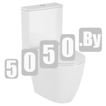 Напольный унитаз безободковый Vitra Sento 9830B003-7204 (сиденье Soft Close)