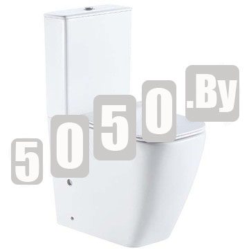 Напольный унитаз Cerutti Chika CT8708 безободковый с крышкой Soft Close