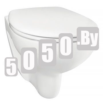 Подвесной унитаз Grohe Bau 39427000 безободковый с крышкой Soft Close