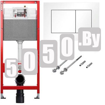 Система инсталляции для унитаза TECEbase kit 9400401 с кнопкой Tecenow 9240400 (9240413)