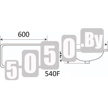 Умывальник CeramaLux 540N / 540F