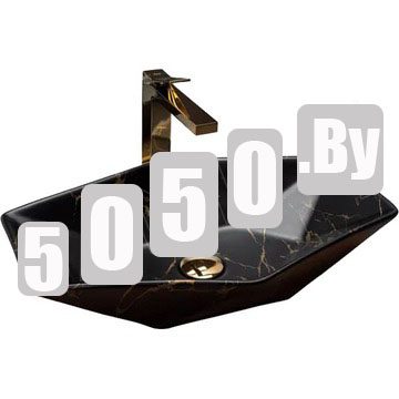 Умывальник Rea Vegas Black Marble U0994