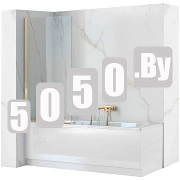 Душевая шторка на ванну Rea Elegant Gold 70 / 80