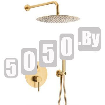 Душевая система скрытого монтажа Armatura Moza Gold 5039-501-31