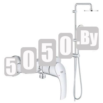 Набор смесителей Grohe Eurosmart 124410 c душевой стойкой