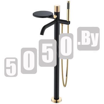 Смеситель для ванны Boheme Stick 129-BG.2 Black Touch Gold напольный