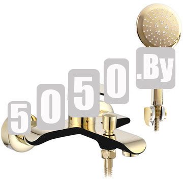 Смеситель для ванны Rea Bloom Gold Black REA-B9939