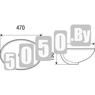 Умывальник WeltWasser WW Deilbach 6022 / 6021