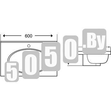 Умывальник WeltWasser WW Deilbach 7507