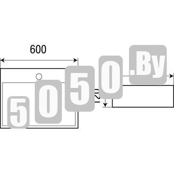 Умывальник WeltWasser WW Elbach 2173 / 21735