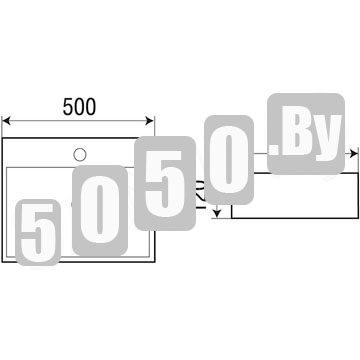 Умывальник WeltWasser WW Elbach 21733 MW / 2173 MW