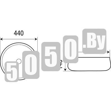 Умывальник WeltWasser WW Elbach 3210 / 32100