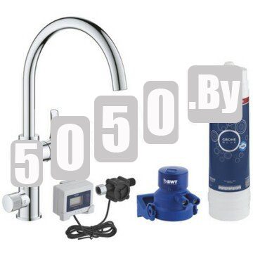 Смеситель для кухонной мойки Grohe Blue Pure Eurosmart 30384000 в комплекте с фильтром