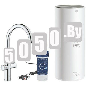 Смеситель для кухонной мойки Grohe Red Duo 30079001 / 30079DC1 в комплекте с бойлером