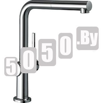 Смеситель для кухонной мойки Hansgrohe Talis M54 72809000 с выдвижным изливом