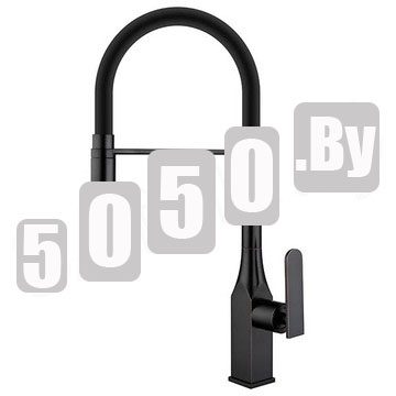 Смеситель для кухонной мойки PEA Brutal Black K300451 с гибким изливом