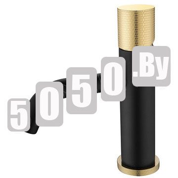 Смеситель для умывальника Boheme Stick 121-BG.2 Black Touch Gold