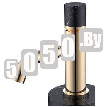 Смеситель для умывальника Boheme Stick 121-G-MR-B Gold Black