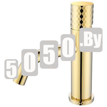 Смеситель для умывальника Boheme Stick 121-GG Gold Diamond