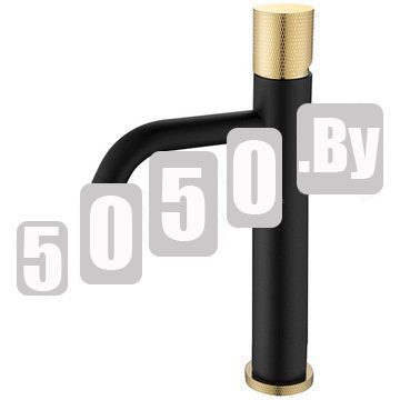 Смеситель для умывальника Boheme Stick 122-BG.2 Black Touch Gold