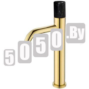 Смеситель для умывальника Boheme Stick 122-G-MR-B Gold Black