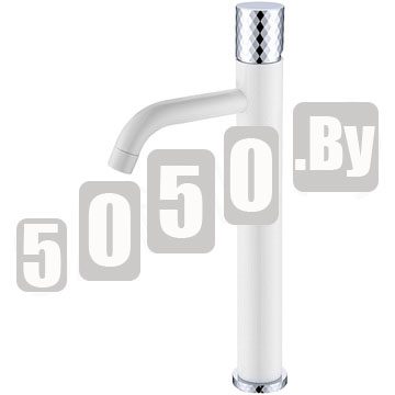 Смеситель для умывальника Boheme Stick 122-WCR White Diamond Chrome