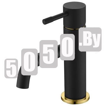 Смеситель для умывальника Boheme Uno 461-BG Black Gold