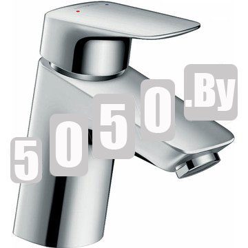 Смеситель для умывальника Hansgrohe Logis 71077000 с донным клапаном