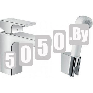 Смеситель для умывальника Hansgrohe Vernis Shape 71216000 с гигиеническим душем