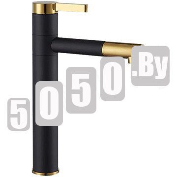 Смеситель для умывальника PEA Black Gold High B7402