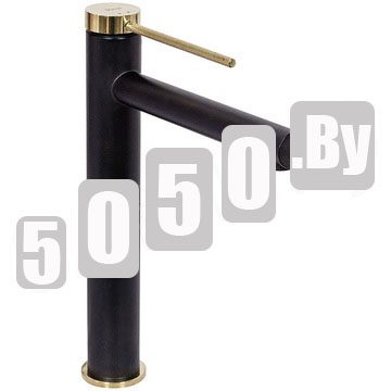 Смеситель для умывальника PEA Grip Black Gold High 3472