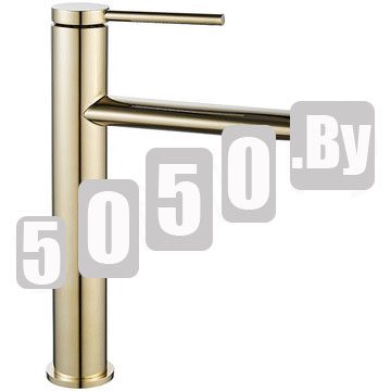 Смеситель для умывальника PEA Oval Gold High B6513