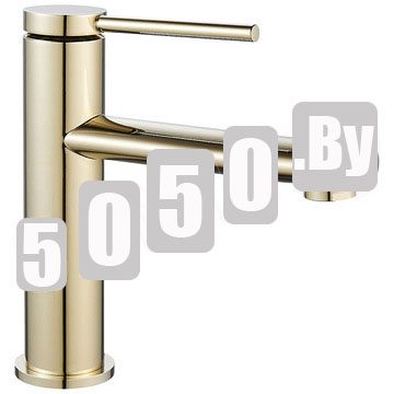 Смеситель для умывальника PEA Oval Gold Low B6515