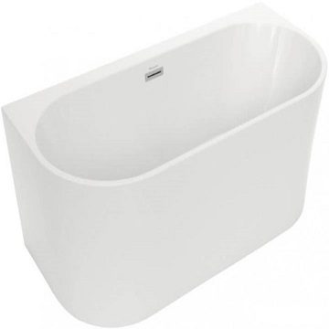 Акриловая ванна Polimat Sola овальная белая 150х75